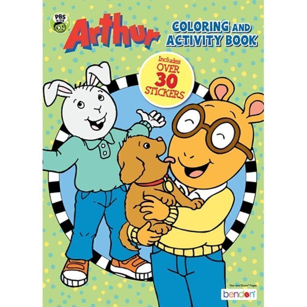 Bendon Publishing PBS Kids Arthur Social / Emotional Skills Workbook w/Stickers